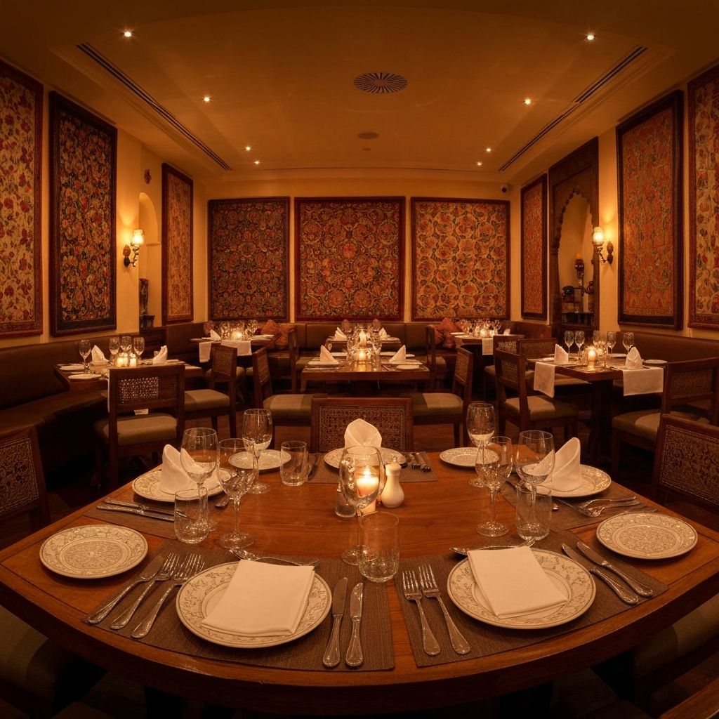 Warm interior of Grand Paradise Auburn restaurant